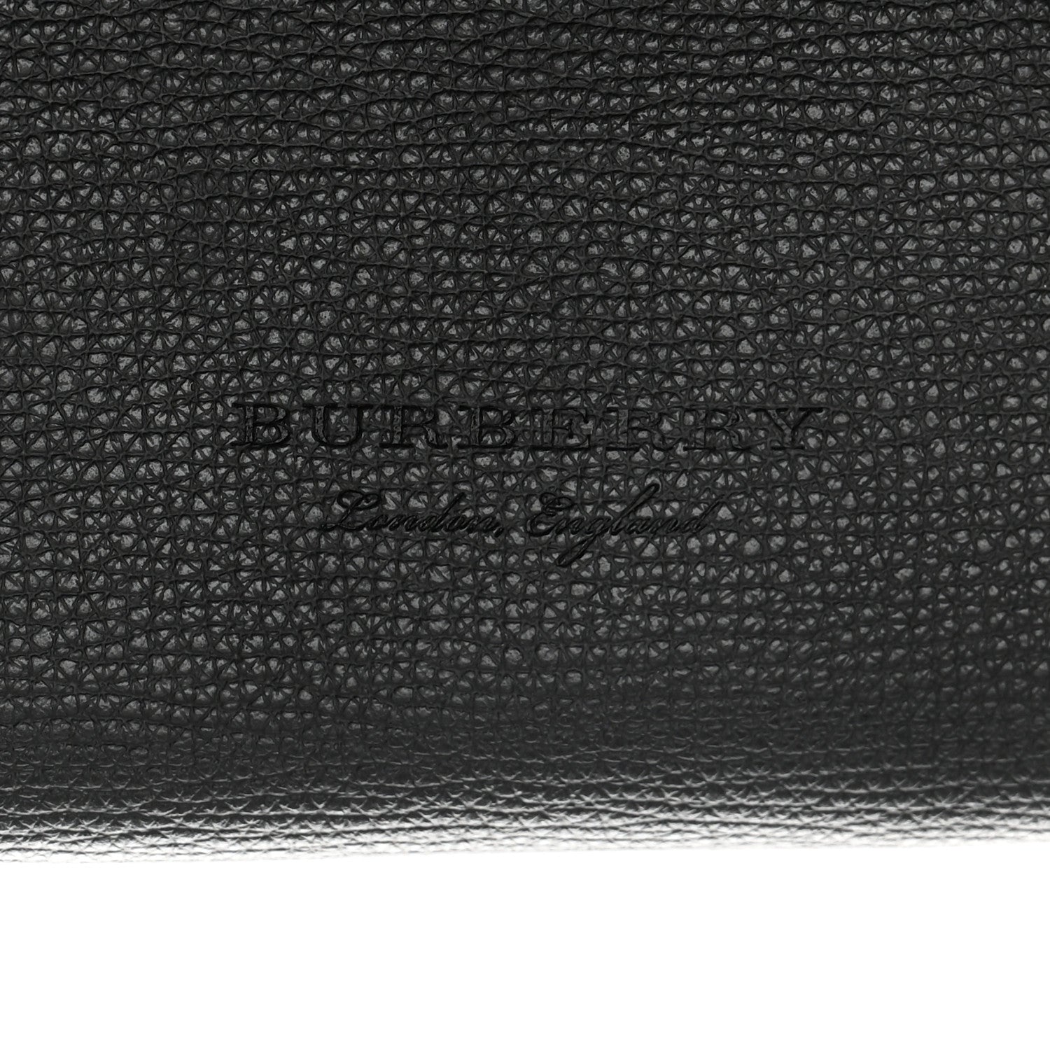 Burberry Grainy Calfskin Haymarket Check Medium Reversible Tote Black 10 of 21