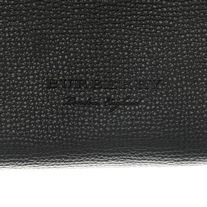 Burberry Grainy Calfskin Haymarket Check Medium Reversible Tote Black 10 of 21