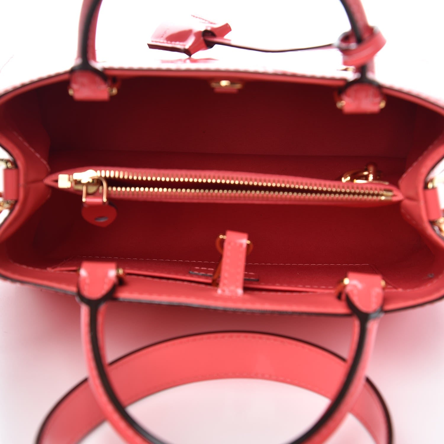 Louis Vuitton Vernis Montaigne BB Rose Litchi 5 of 7