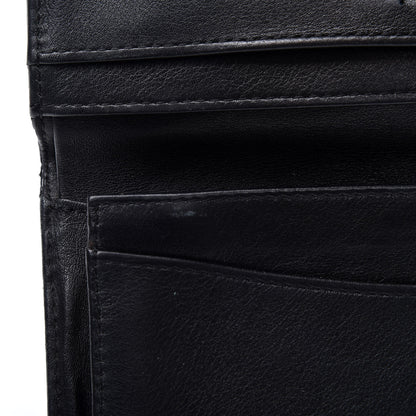 Chanel Patent Calfskin Quilted Yen Wallet Black 9 of 13