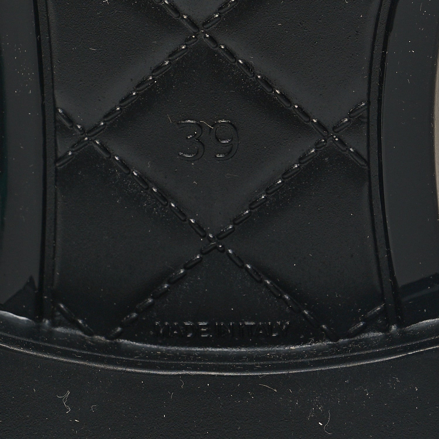 Chanel Rubber Rain Boots 39 Ivory Black 7 of 8