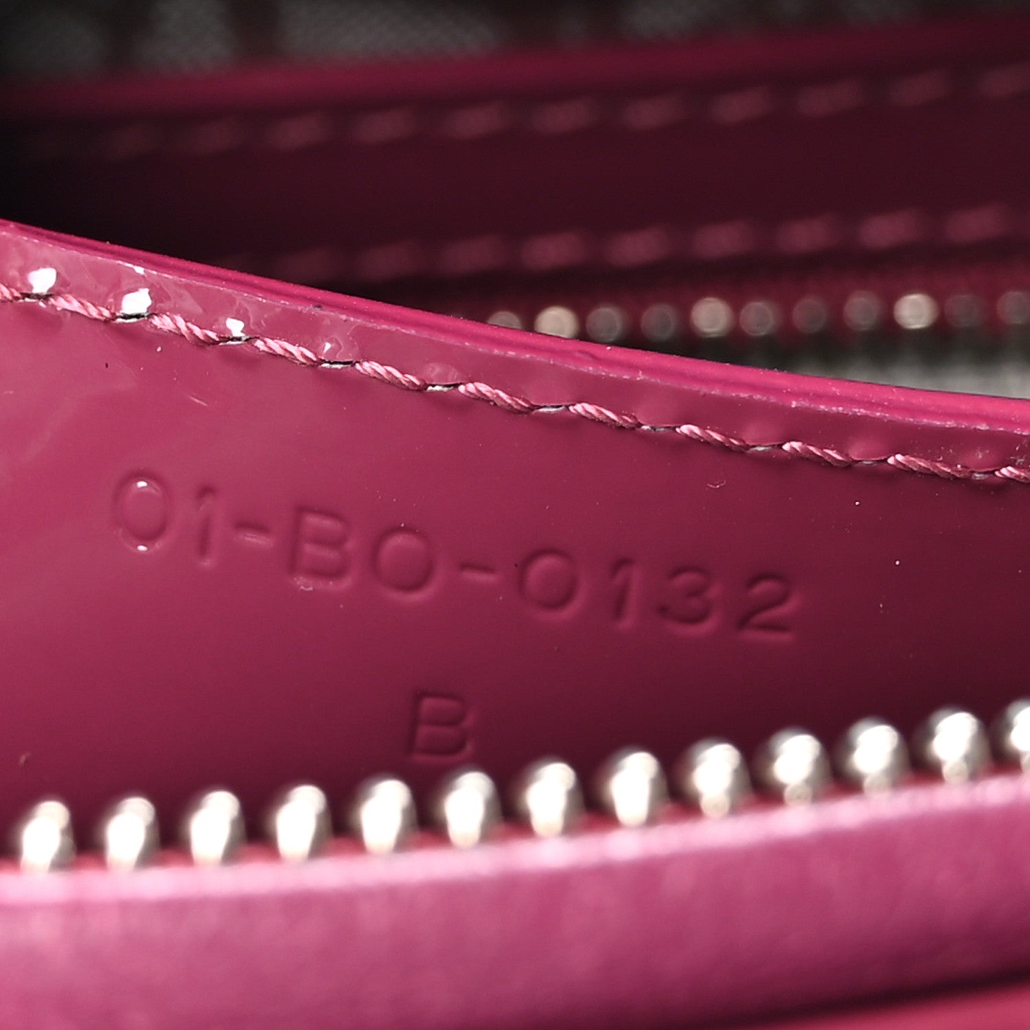 Christian Dior Patent Cannage Medium Lady Dior Dark Pink 7 of 10