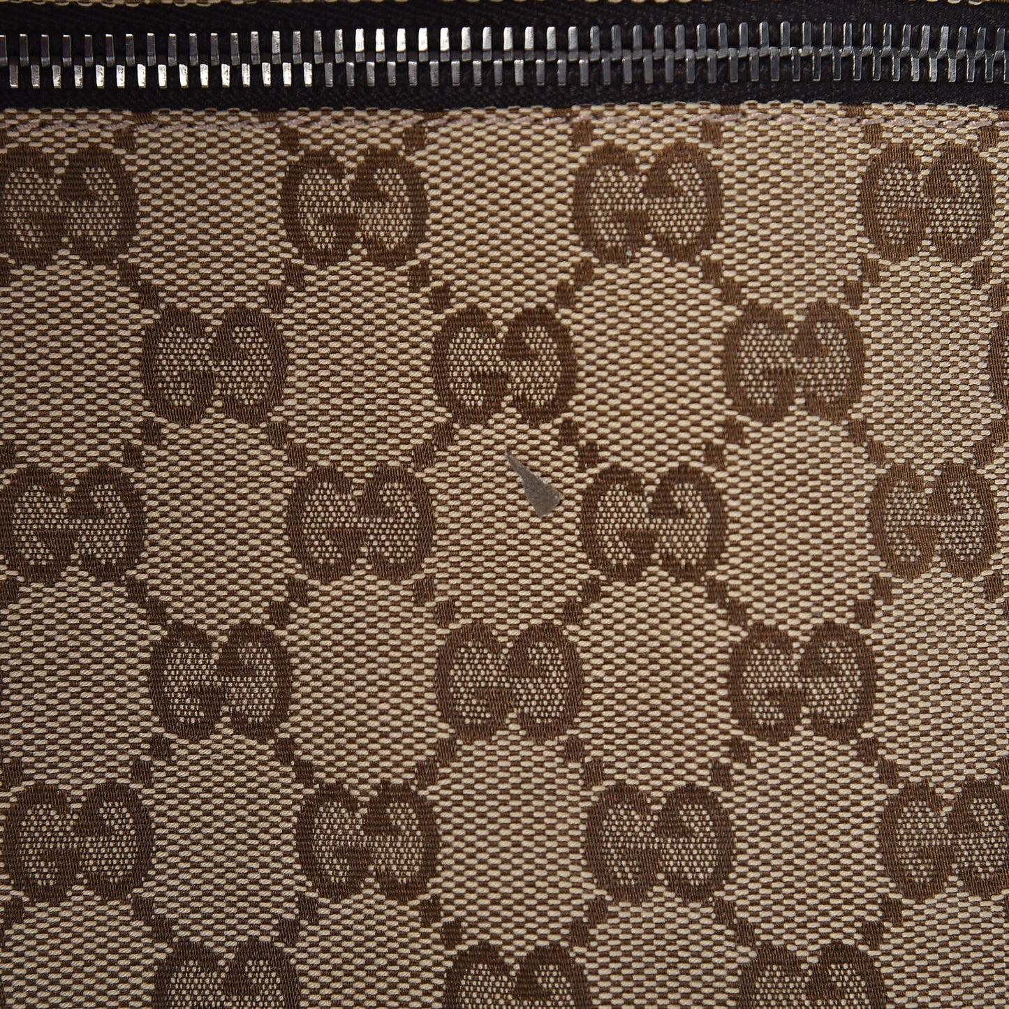 Monogram Web Belt Bag Dark Brown