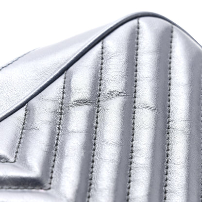 Saint Laurent Calfskin Matelasse Monogram Lou Camera Bag Deep Marine 12 of 15