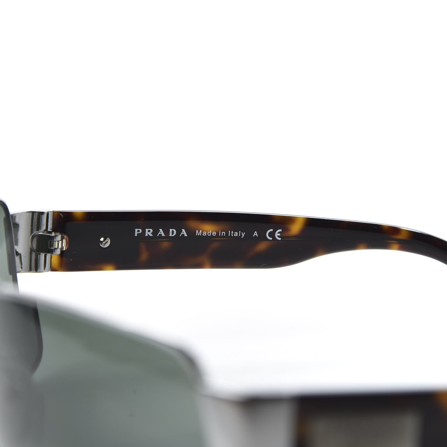 Prada Acetate Aviator Sunglasses SPR 66O Black 5 of 7