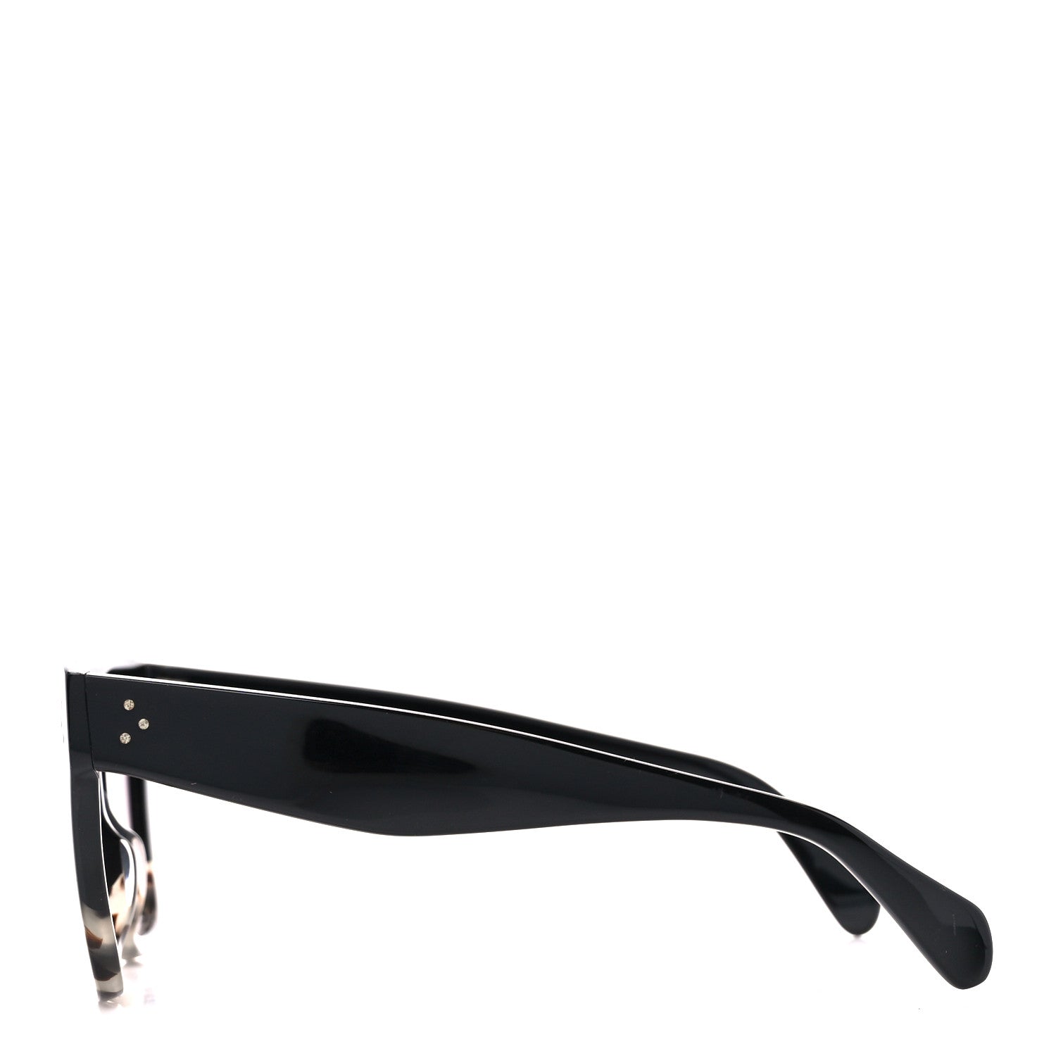 Celine Acetate Cat Eye Sunglasses CL40004I Havana Black 3 of 8