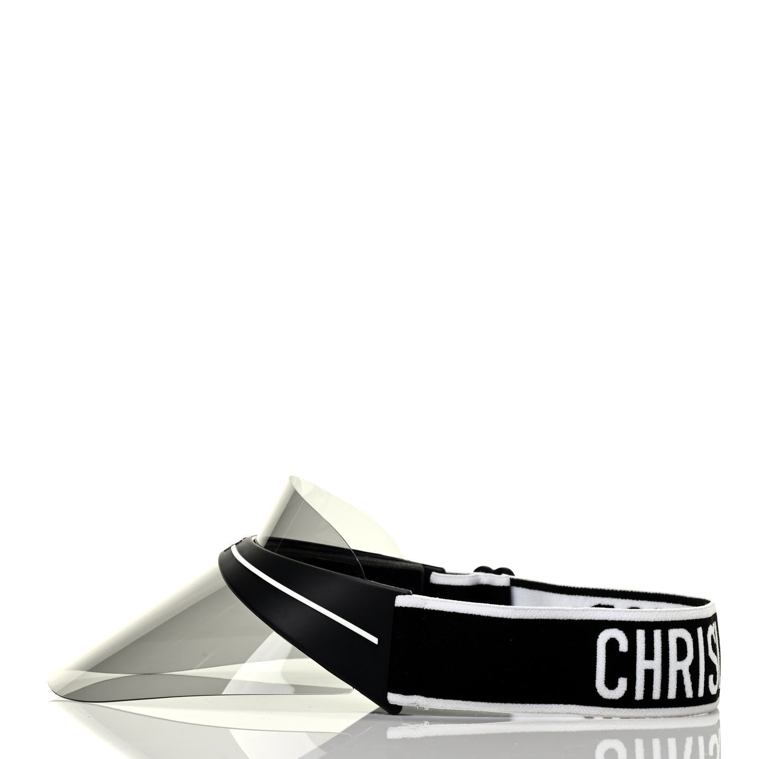 Christian Dior Mirrored DiorClub1 Sun Visor Black 2 of 5