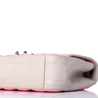 Christian Dior Lambskin Cannage Medium Miss Dior Flap Pink Grey 9 of 9