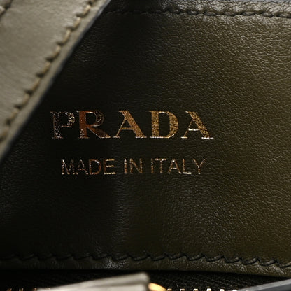 Prada Saffiano Cuir Calf Corsaire Bag Militare Black 6 of 14
