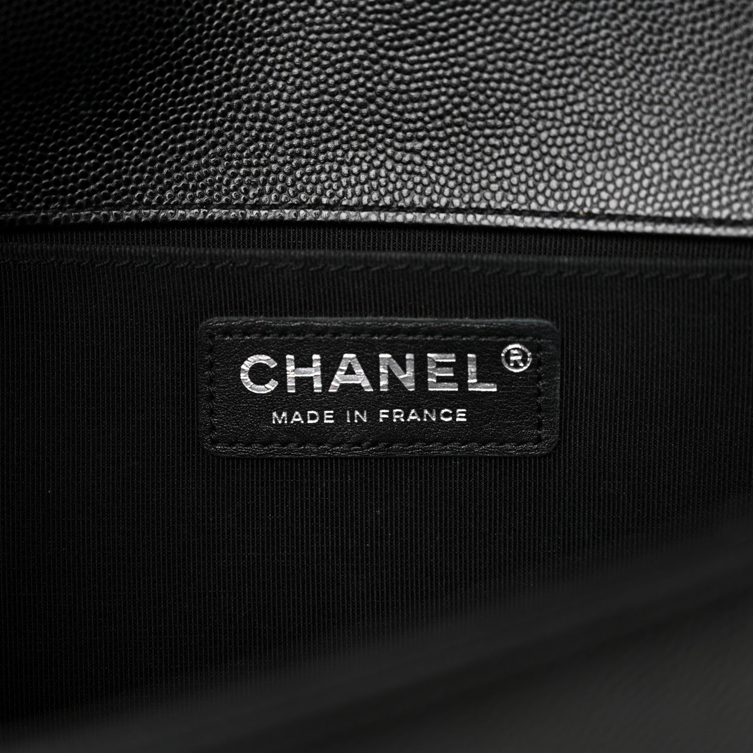 Chanel Caviar Quilted Medium Boy Flap Black 6 of 12