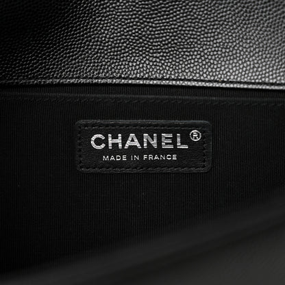 Chanel Caviar Quilted Medium Boy Flap Black 6 of 12