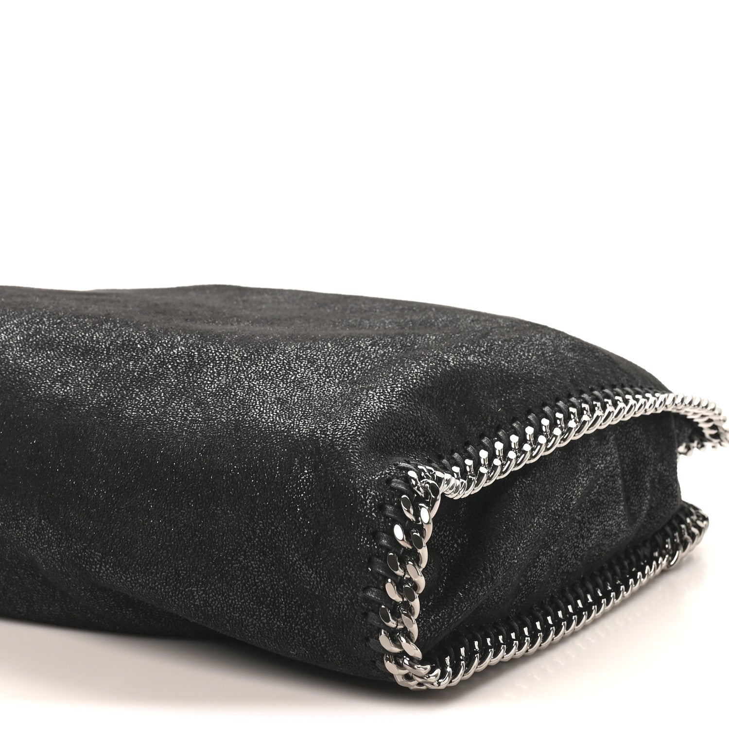 Stella McCartney Shaggy Deer Falabella Fold Over Tote Black 8 of 8