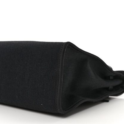 Hermes Military Toile Vache Hunter Herbag Zip PM 31 Black 9 of 11