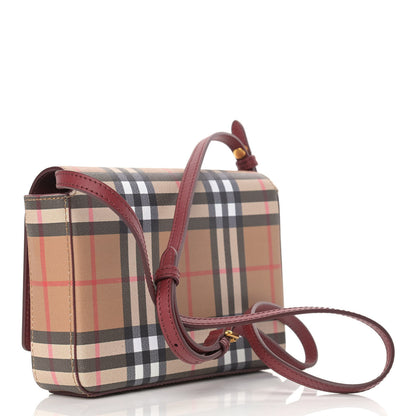 Burberry House Check Tartan Mix Hampshire Crossbody 3 of 12