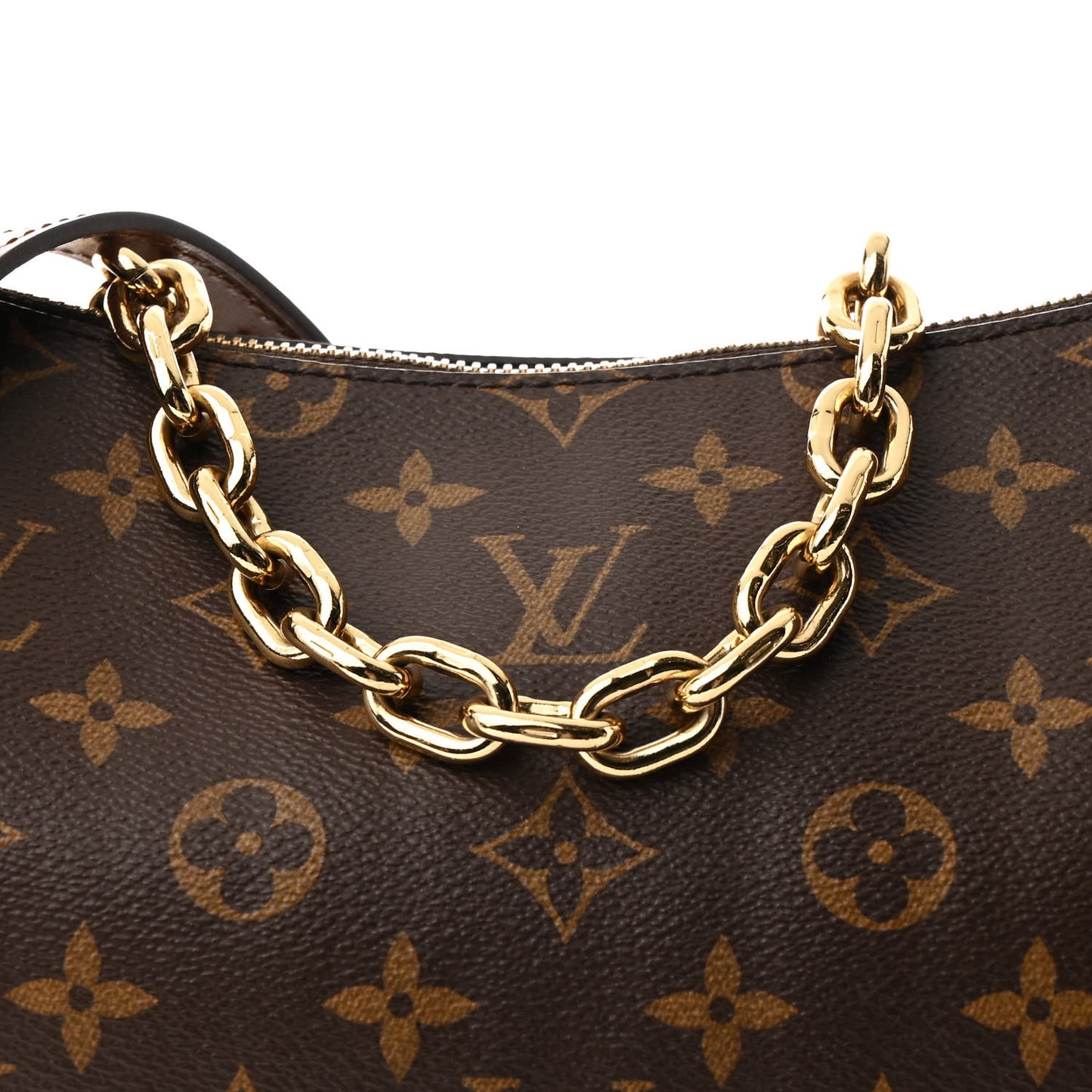 Reverse Monogram Loop Hobo