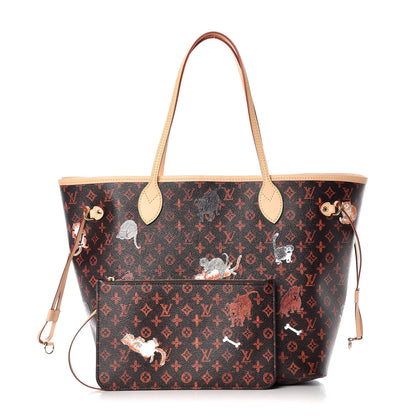 Louis Vuitton Catogram Neverfull MM Marron 1 of 10