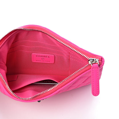Chanel Goatskin Quilted Medium Reissue Cosmetic Case Pink 5 of 8
