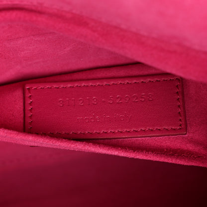 Saint Laurent Calfskin Classic Y Ligne Clutch Fuchsia 7 of 13