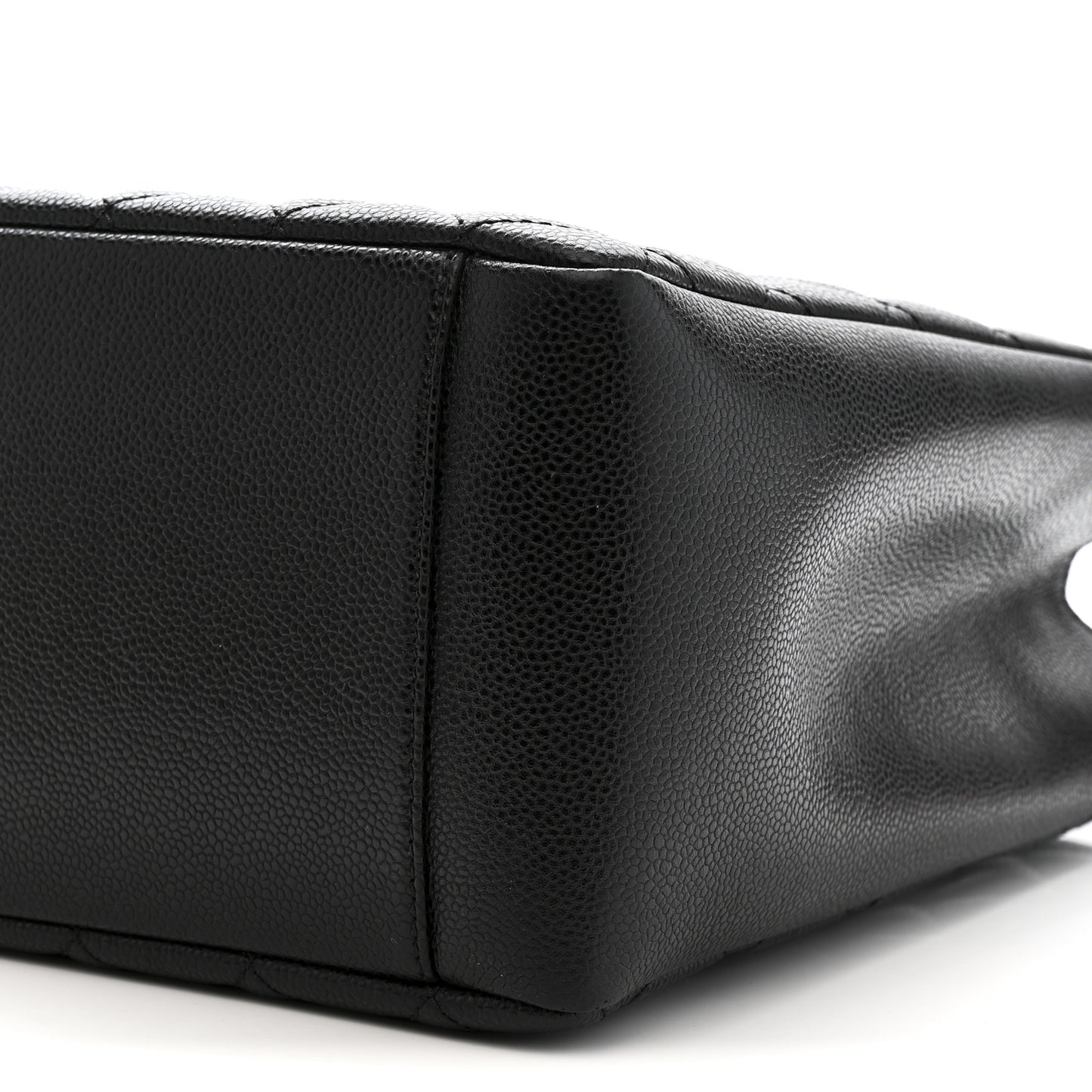 Caviar Quilted Grand Shopping Tote GST Black