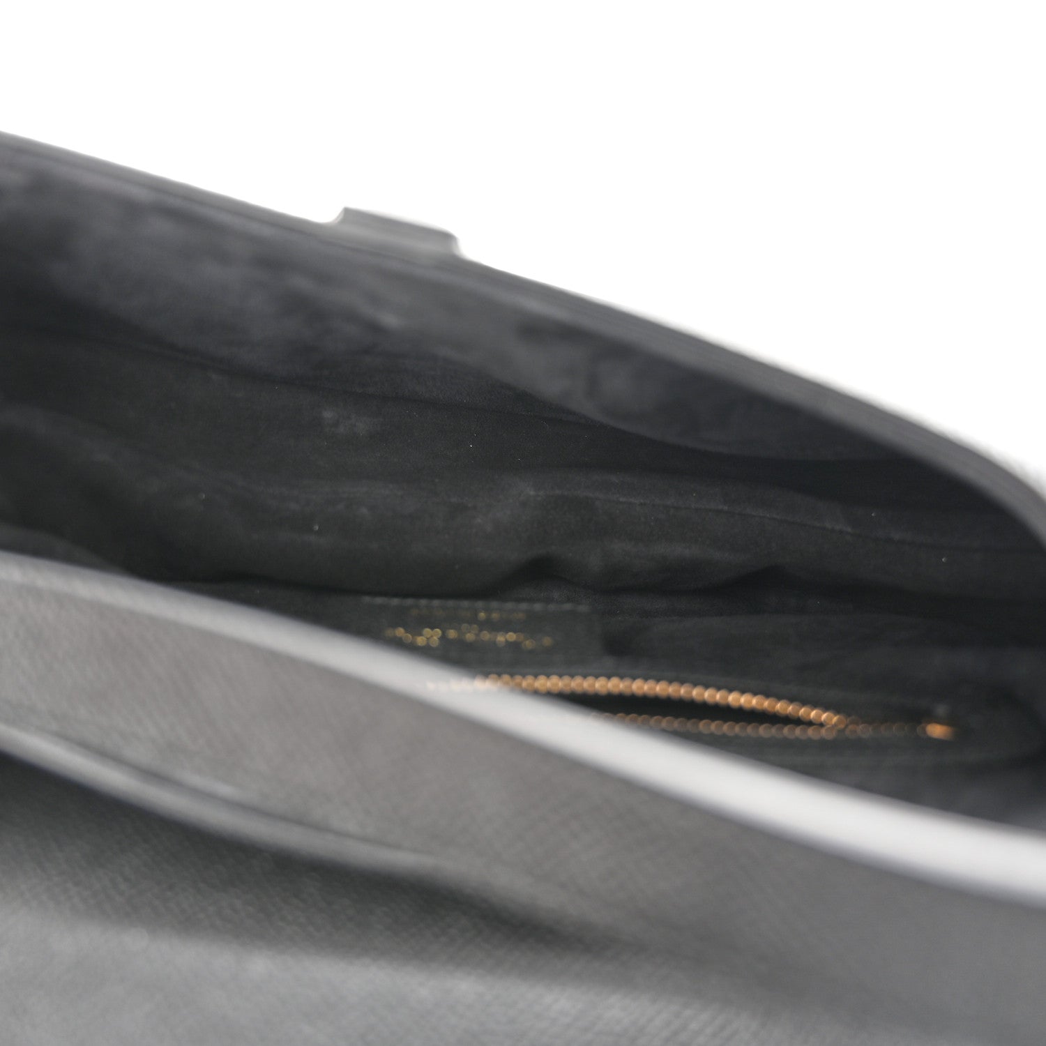 Christian Dior Grained Calfskin Bag With Strap Black 5 of 11