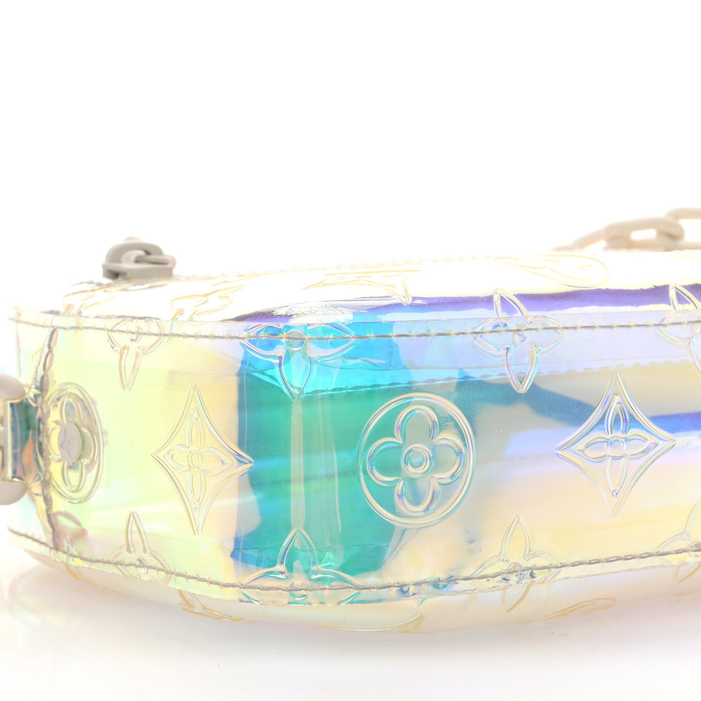 PVC Monogram Pochette Volga Iridescent Prism