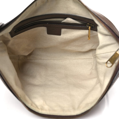 Gucci GG Supreme Monogram Web Small Ophidia Half Moon Hobo Brown 5 of 11