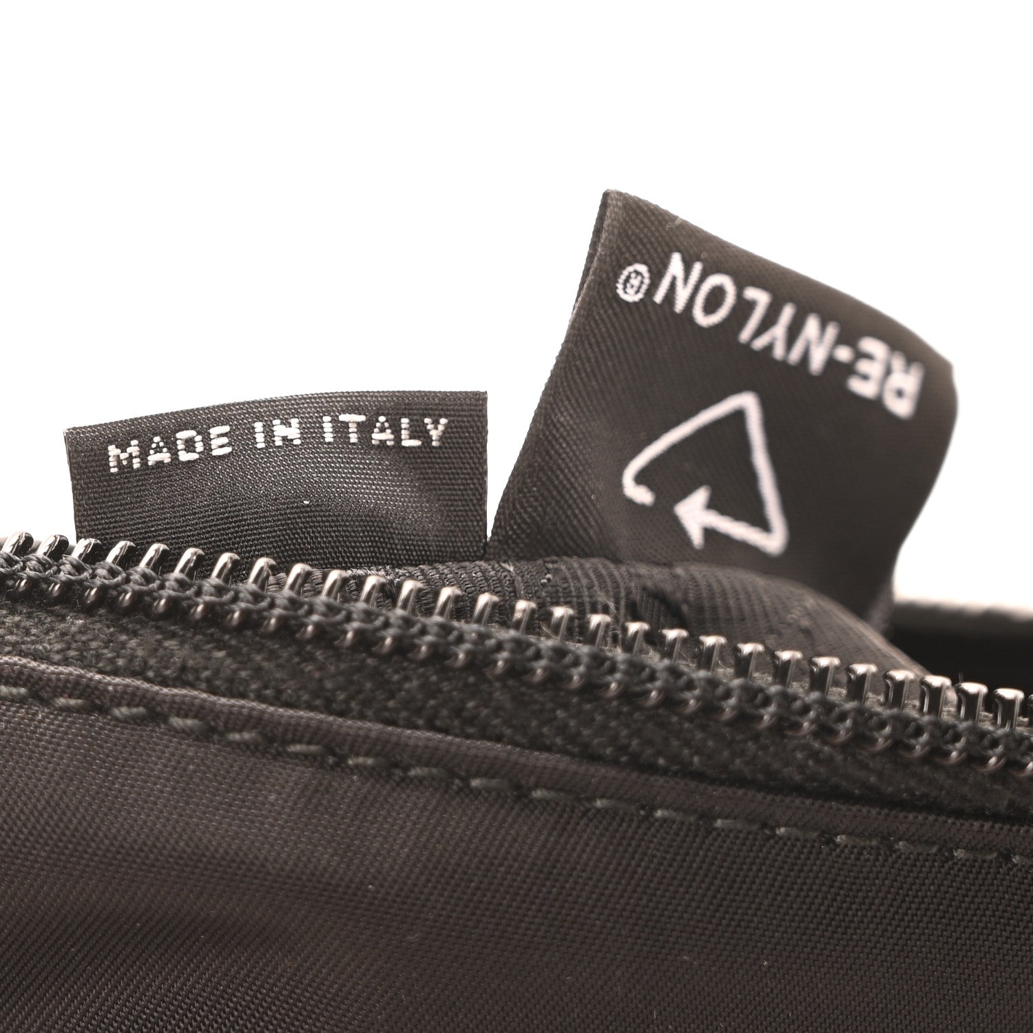 Prada Re-Nylon Vela Pouch Black 7 of 10