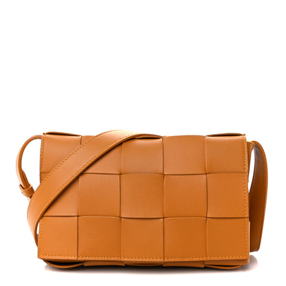 Bottega Veneta Lambskin Maxi Intrecciato Cassette Crossbody Bag Cob 1 of 12