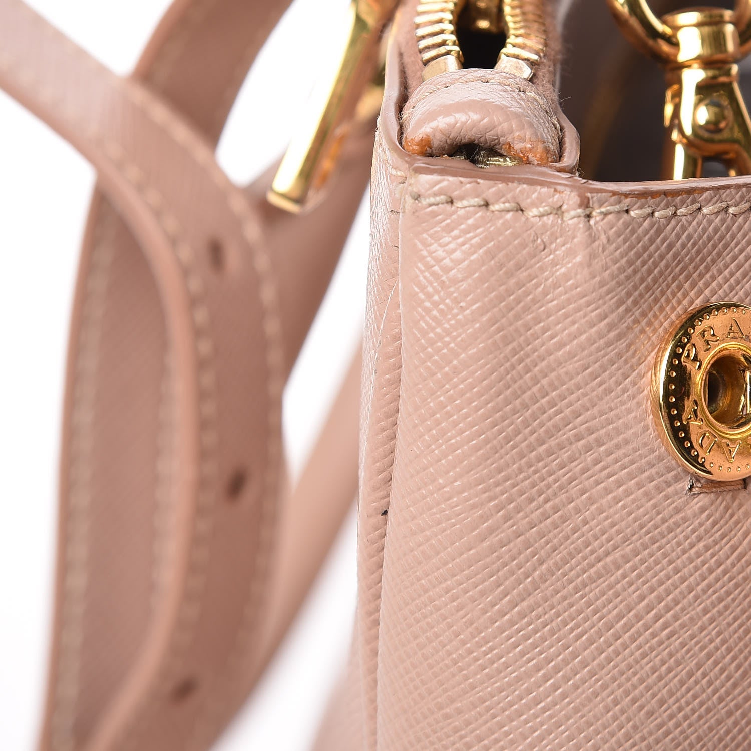 Prada Saffiano Medium Galleria Double Zip Tote Cammeo 17 of 20