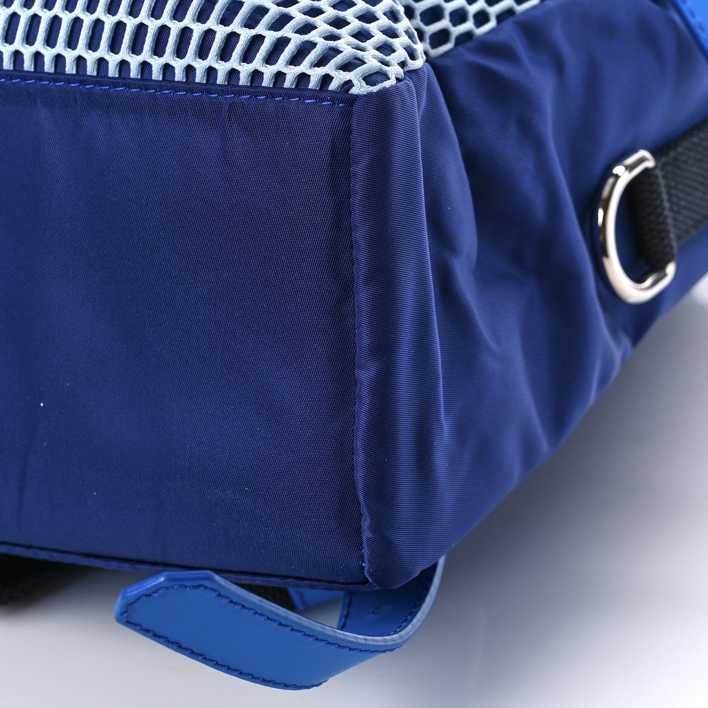 Nylon Backpack Blue