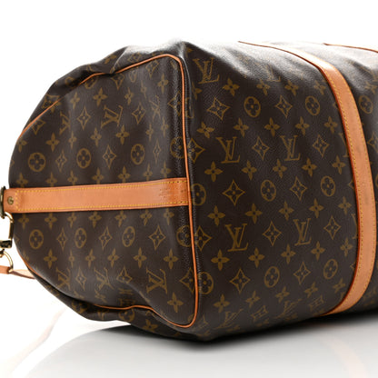 Louis Vuitton Monogram Keepall Bandouliere 55 8 of 17