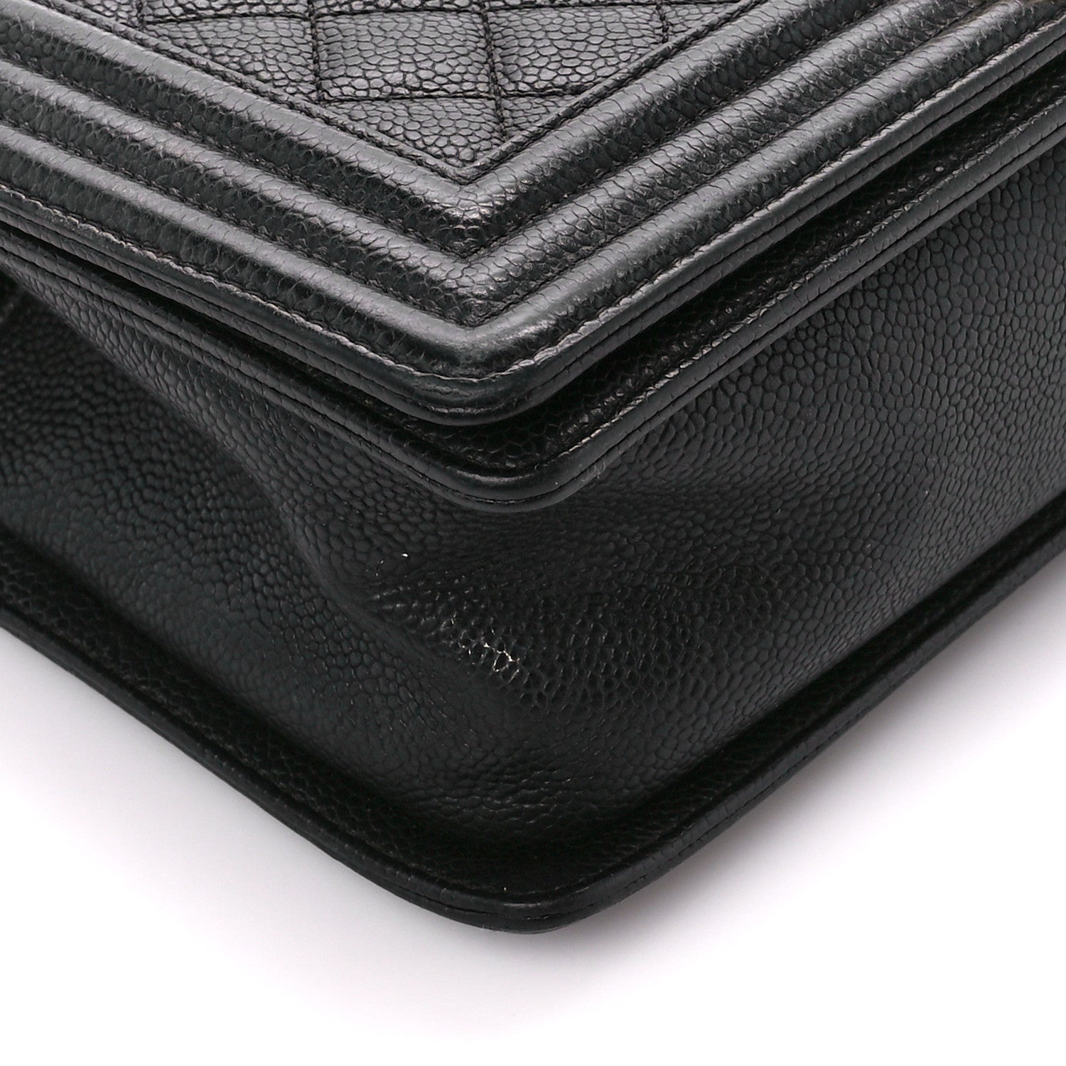 Chanel Caviar Quilted Medium Boy Flap Black 9 of 12