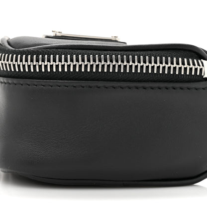 Prada Nappa Mini Triangle Pouch With Strap Black 8 of 10