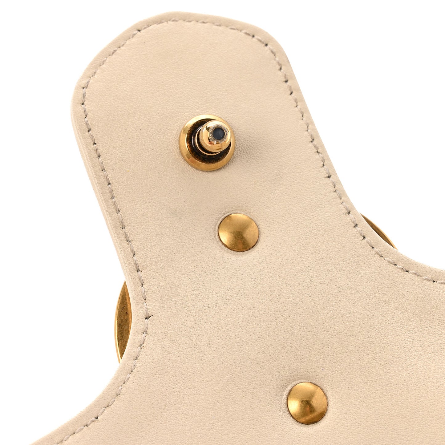 Calfskin Matelasse Small GG Marmont Shoulder Bag White