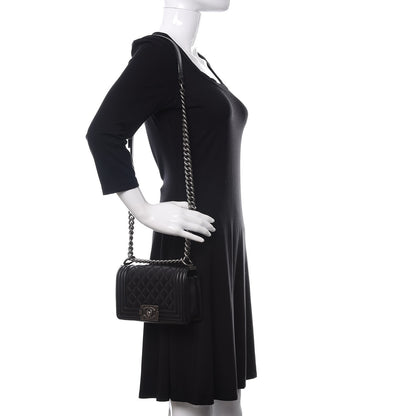 Chanel Calfskin Quilted Small Boy Flap Black 2 of 10