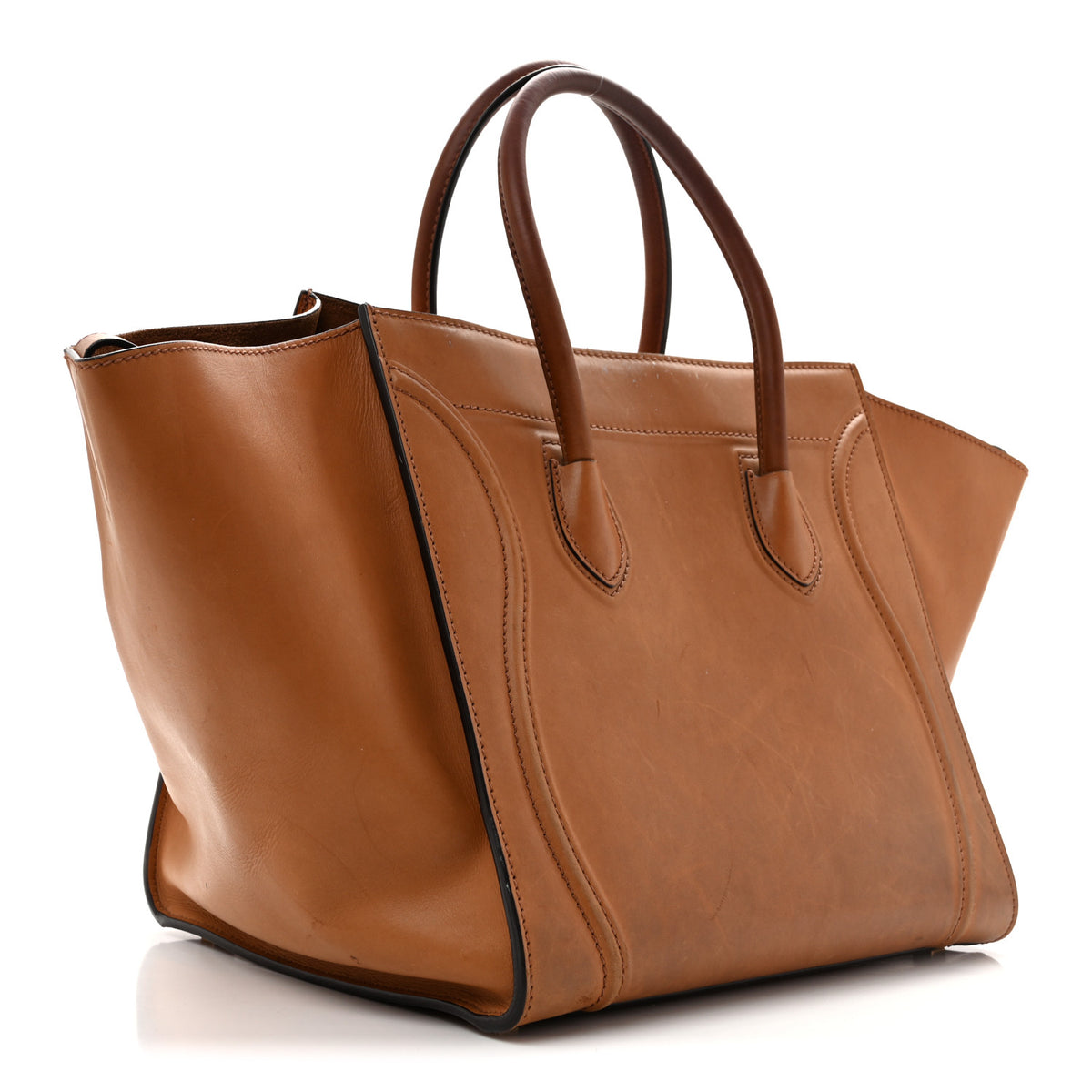 Celine Natural Calfskin Medium Phantom Luggage Tan 4 of 29