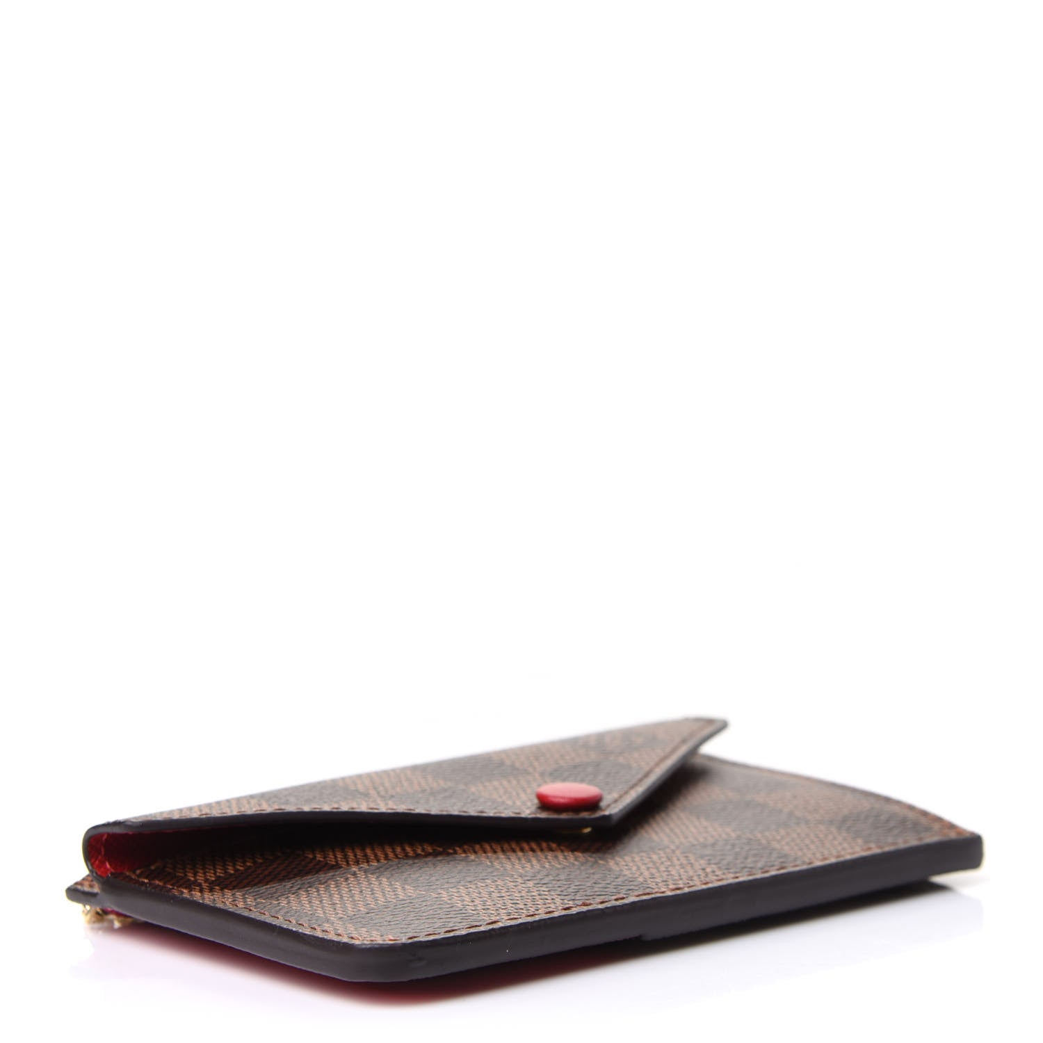 Louis Vuitton Damier Ebene Recto Verso Card Holder Red 4 of 8