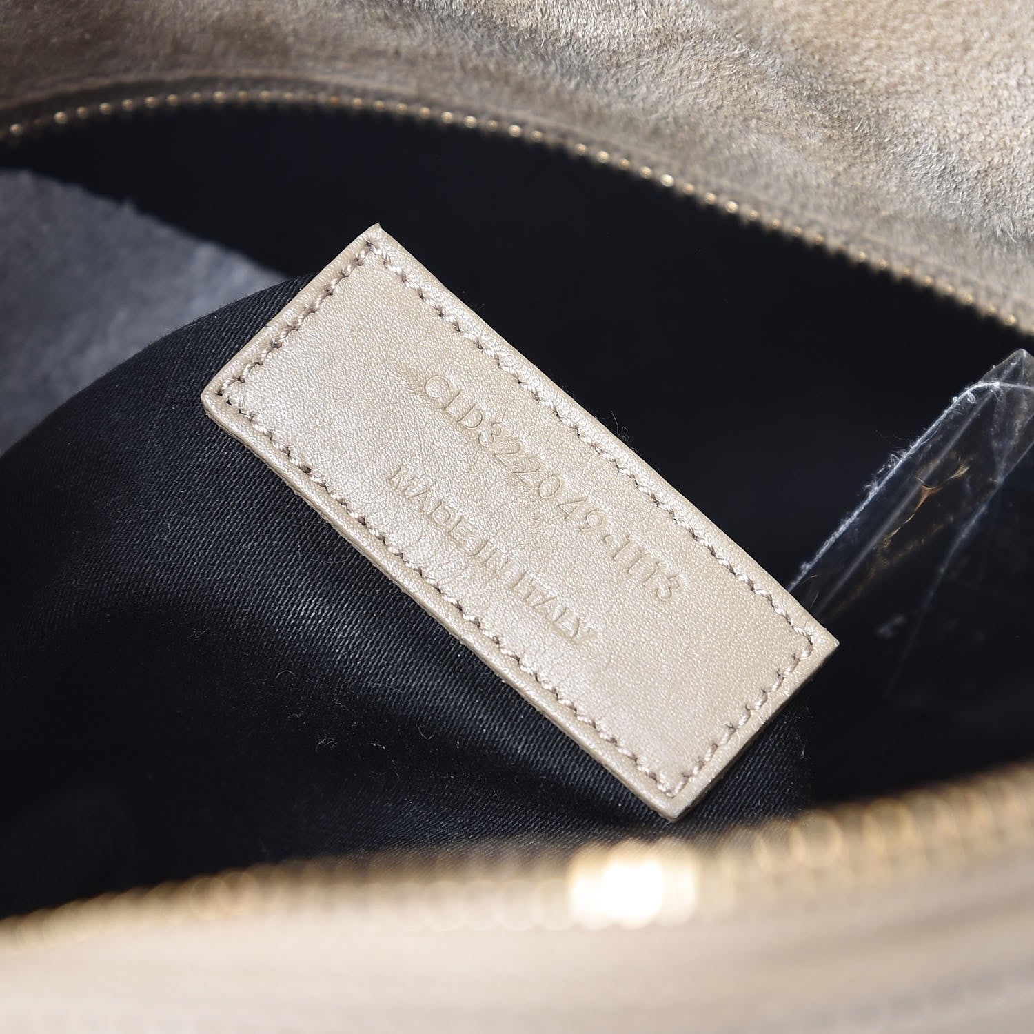 Saint Laurent Calfskin Classic Duffle 6 Beige Vintage 7 of 13