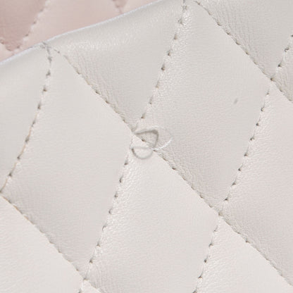 Chanel Calfskin Quilted Large Cambon Tote White Black 5 of 9