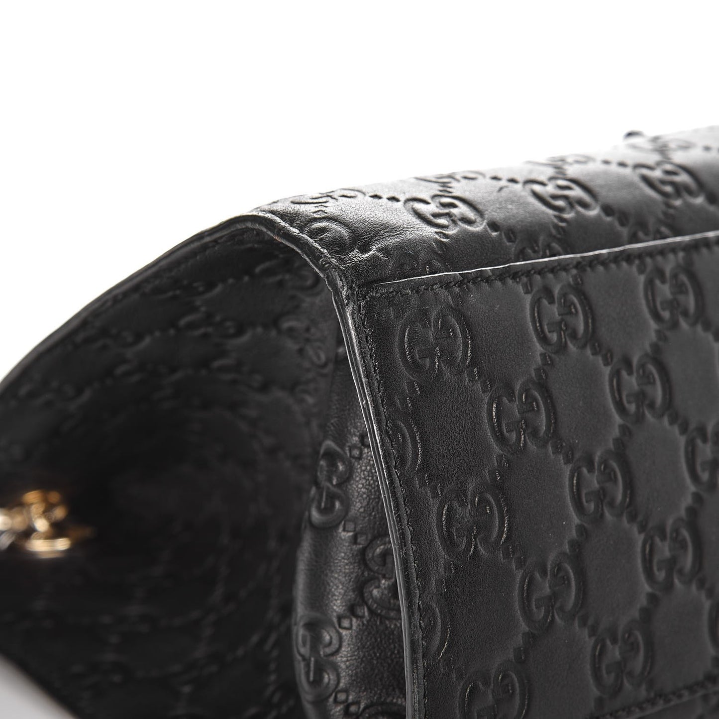 Guccissima Large Emily Chain Shoulder Bag Black