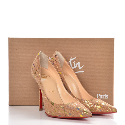 Christian Louboutin Liege Lame Decoltish 100 Pumps 35.5 Multicolor 9 of 9