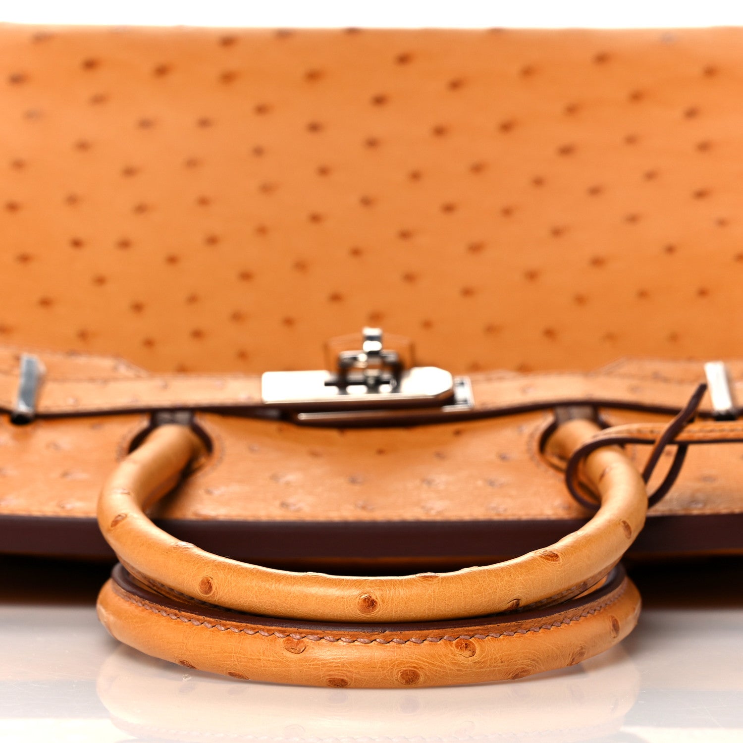 Hermes Ostrich Birkin 30 Abricot 15 of 35