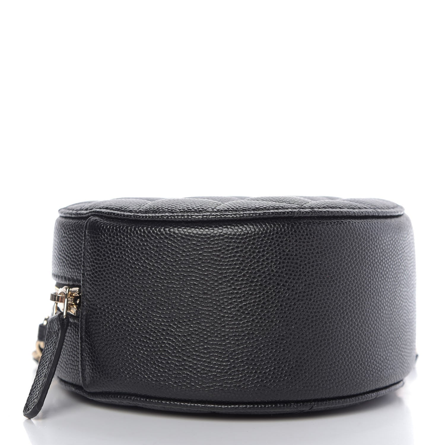Chanel Caviar Quilted Round Clutch With Chain Black 4 of 10