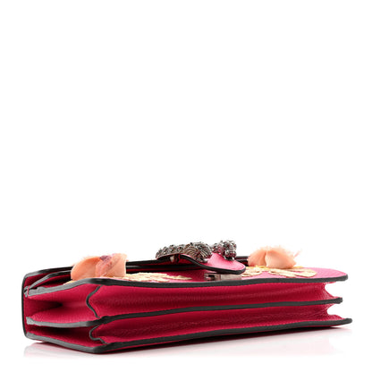 Gucci Pebbled Calfskin Embellished Guccify Small Dionysus Shoulder Bag Rosa 4 of 16