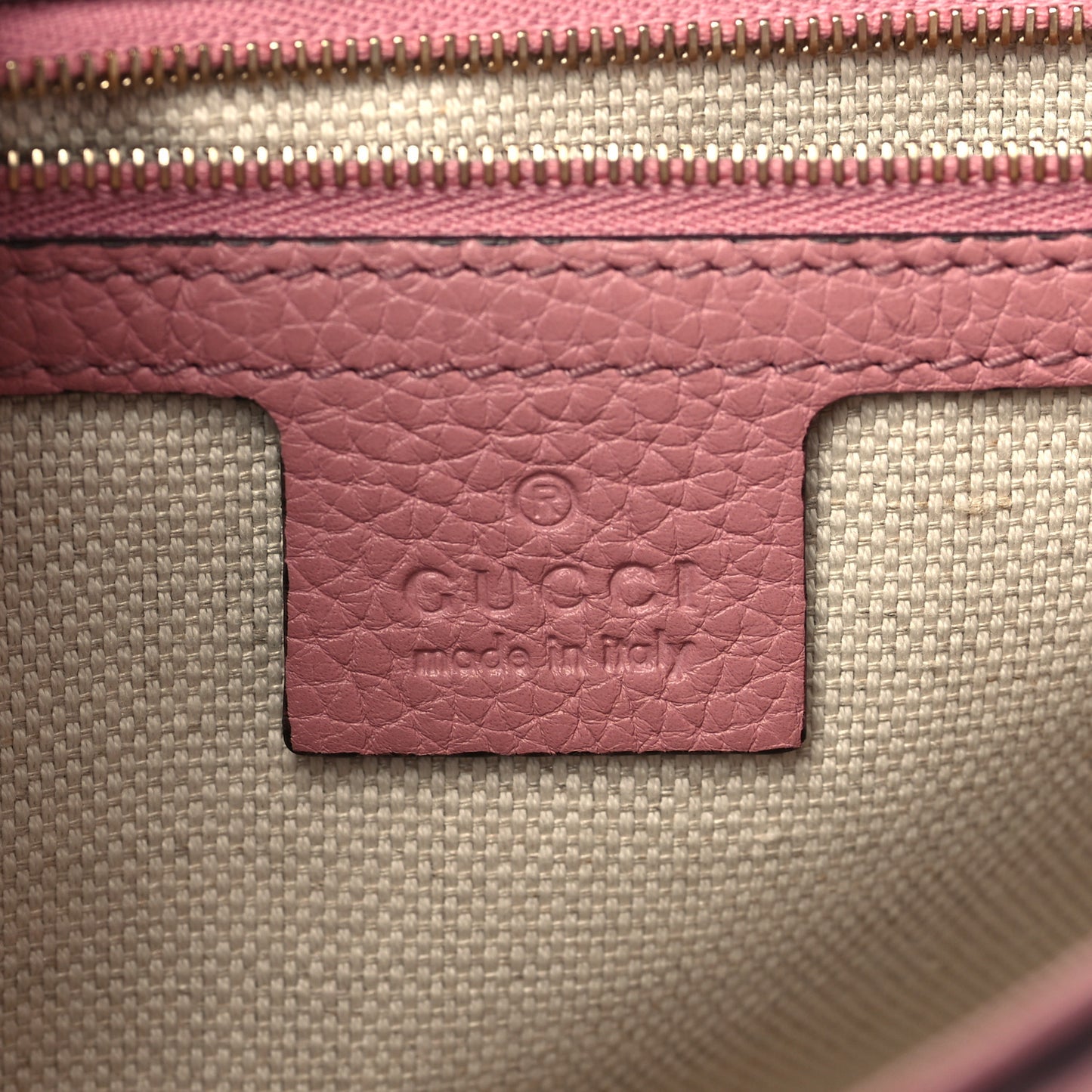 Pebbled Calfskin Medium Soho Flap Crossbody Pink