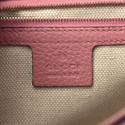 Gucci Pebbled Calfskin Medium Soho Flap Crossbody Pink 6 of 6
