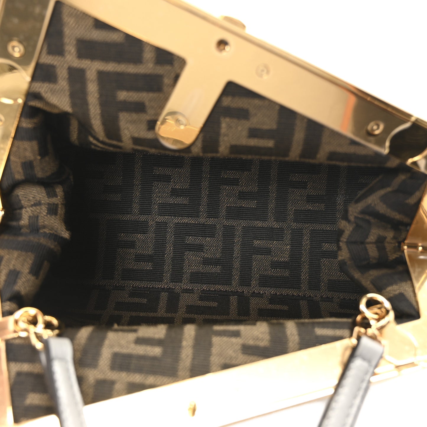 Shearling Small Fendi First Ghiaccio Oro Soft