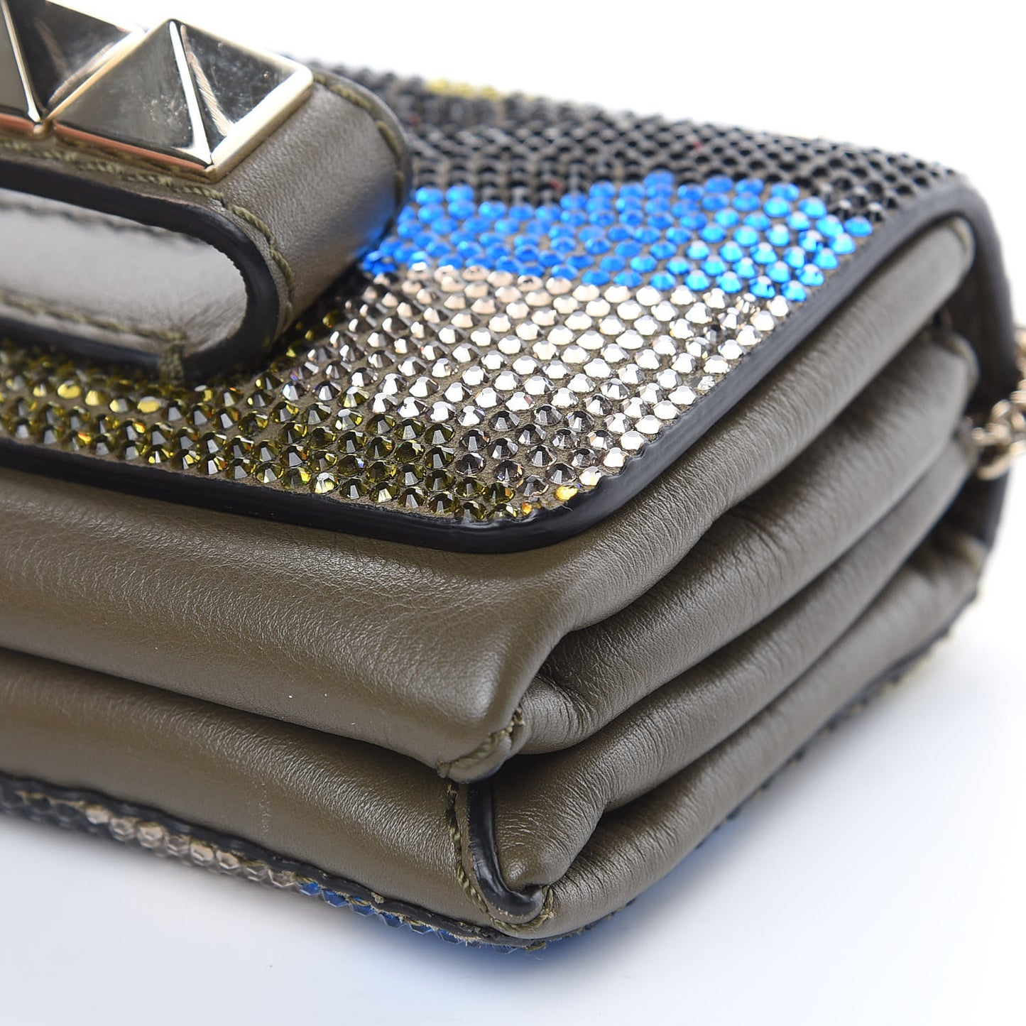 Nappa Crystal Camouflage Mini Va Va Voom Shoulder Bag Multicolor