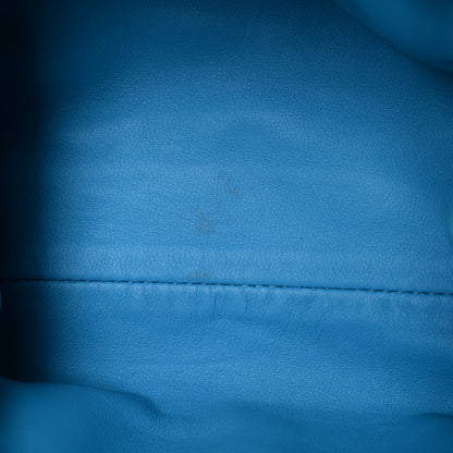Bottega Veneta Metallic Crushed Calfskin The Mini Pouch Sky Blue 9 of 9