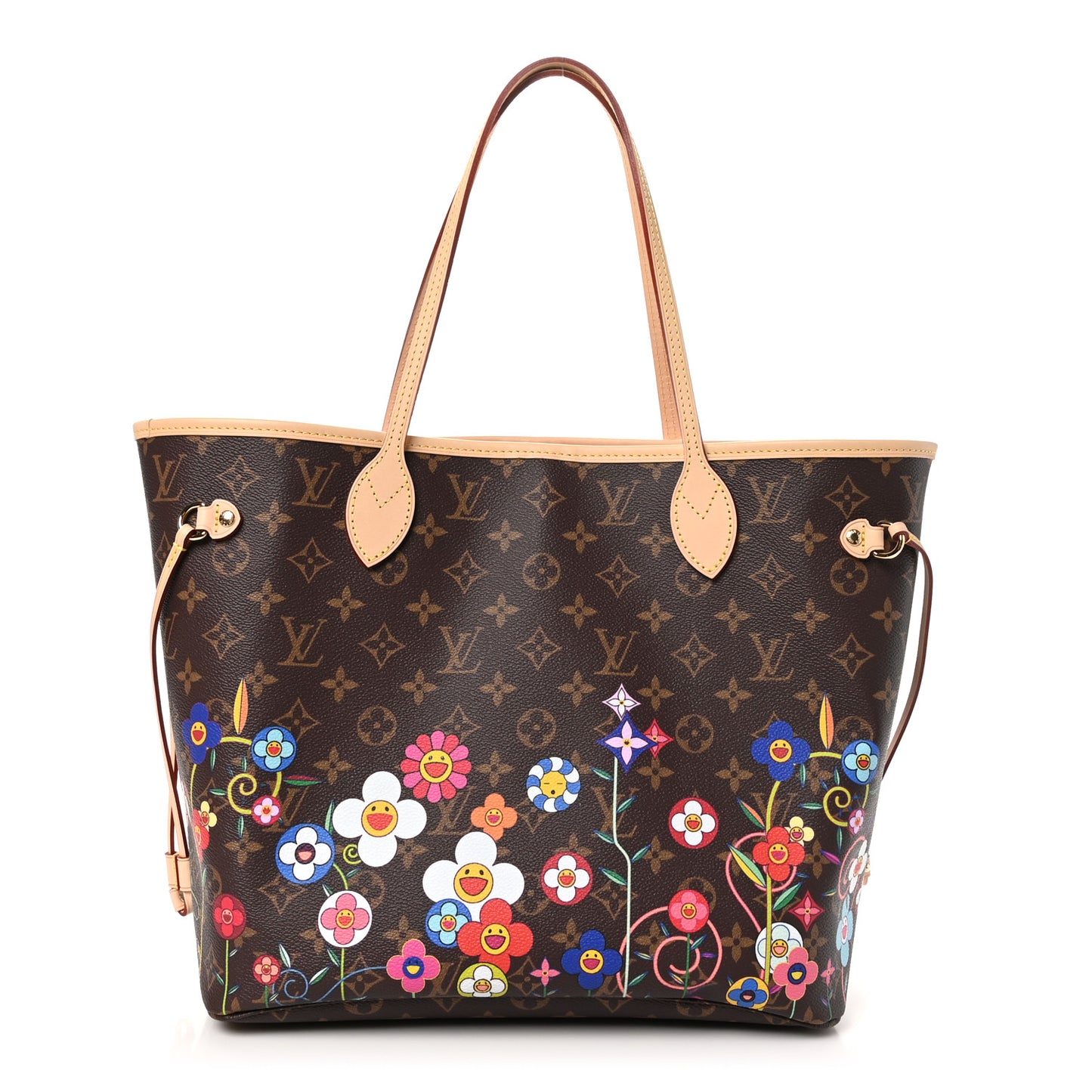 LV X TM Monogram Flowers Neverfull MM